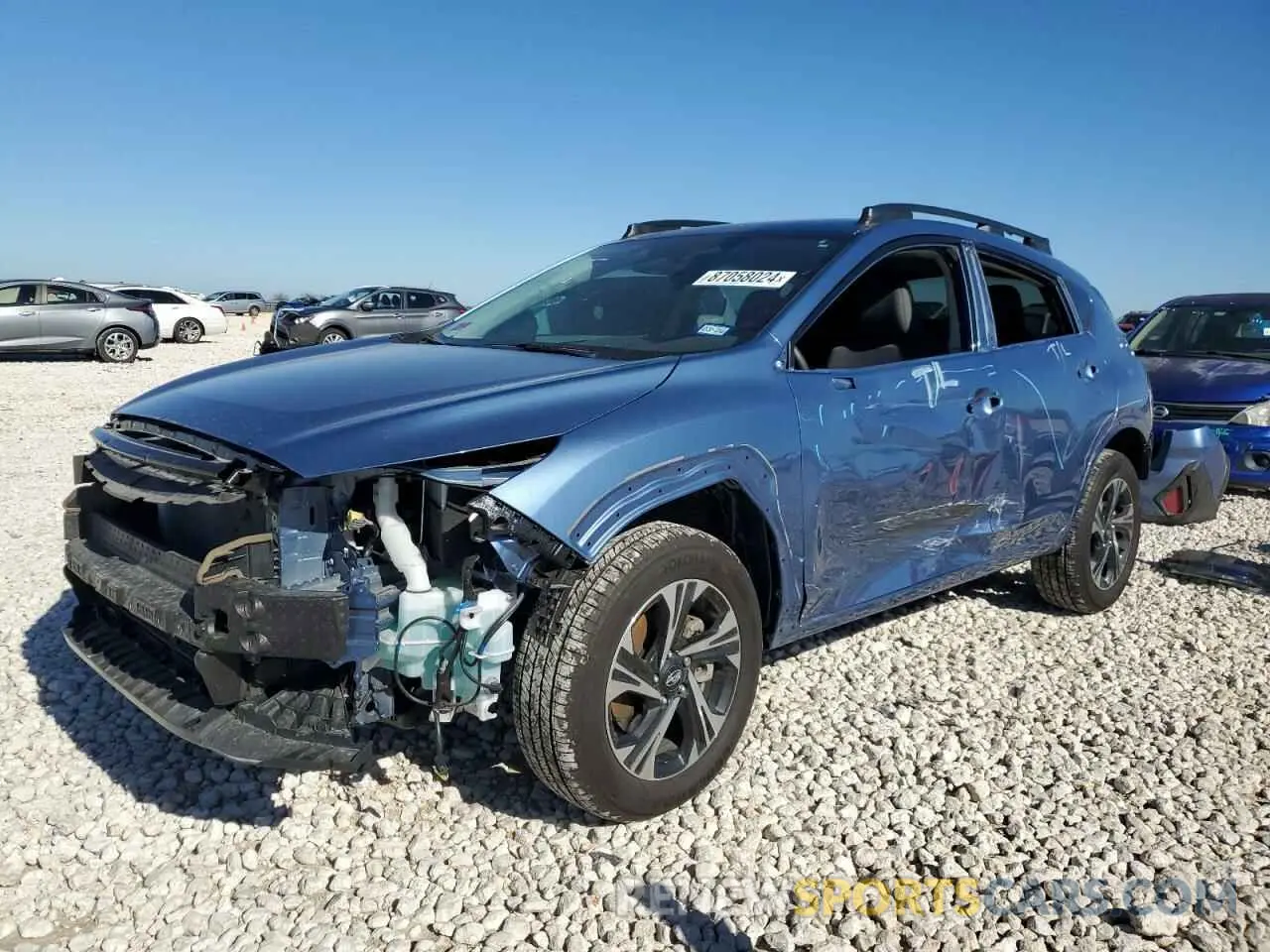 1 Photograph of a damaged car JF2GUADC1RH334860 SUBARU CROSSTREK 2024