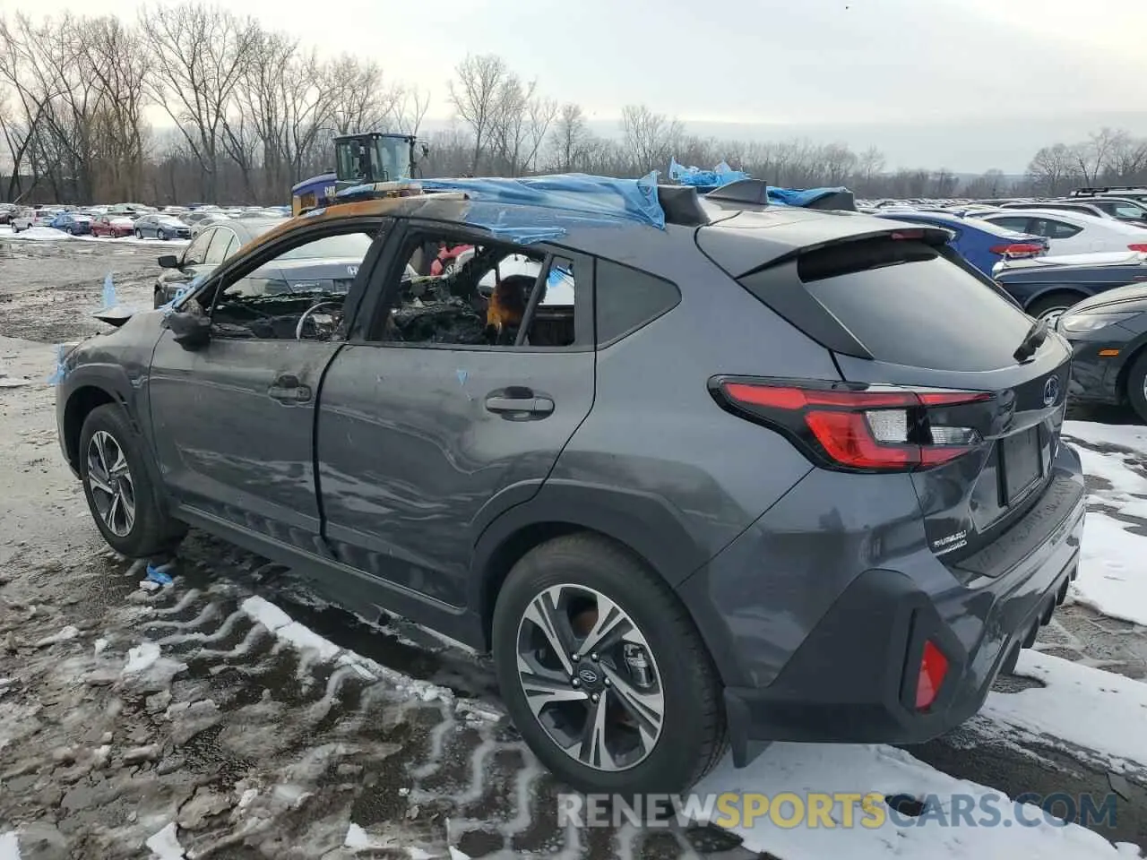 2 Фотография поврежденного автомобиля JF2GUADC2R8285345 SUBARU CROSSTREK 2024