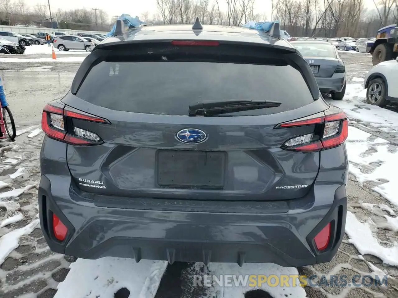 6 Фотография поврежденного автомобиля JF2GUADC2R8285345 SUBARU CROSSTREK 2024