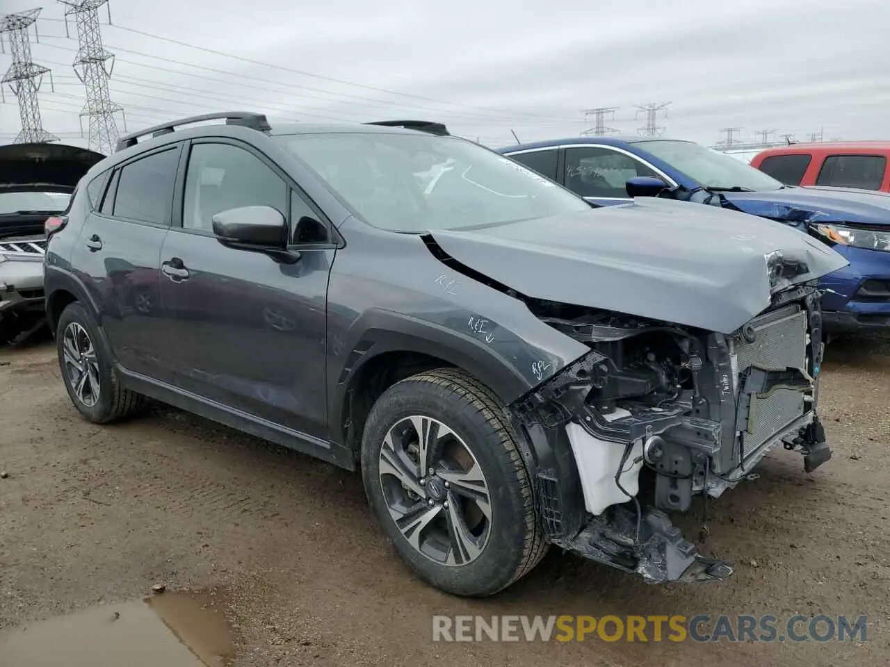 4 Фотография поврежденного автомобиля JF2GUADC2RH323446 SUBARU CROSSTREK 2024