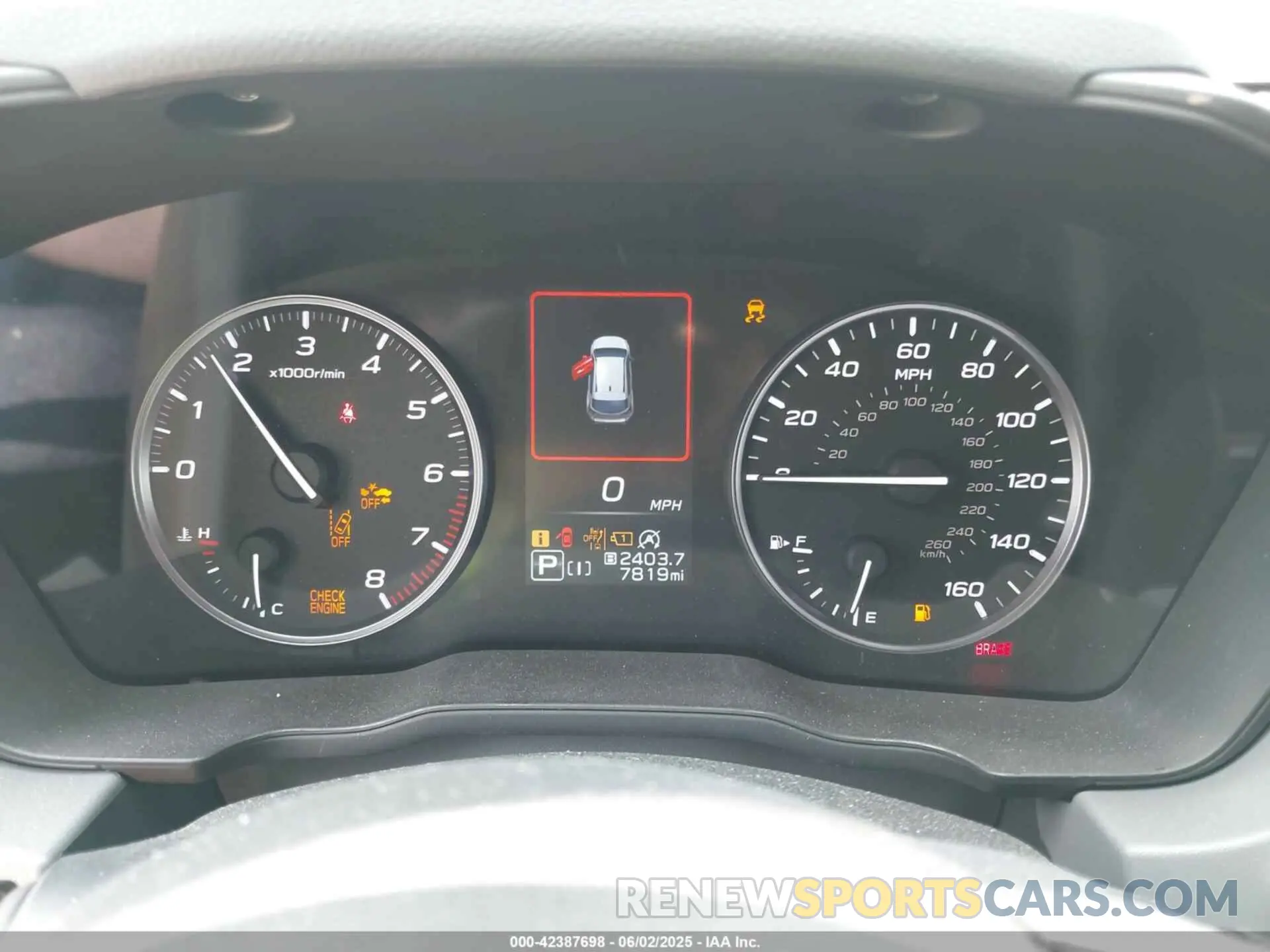 7 Фотография поврежденного автомобиля JF2GUADC2RH888683 SUBARU CROSSTREK 2024