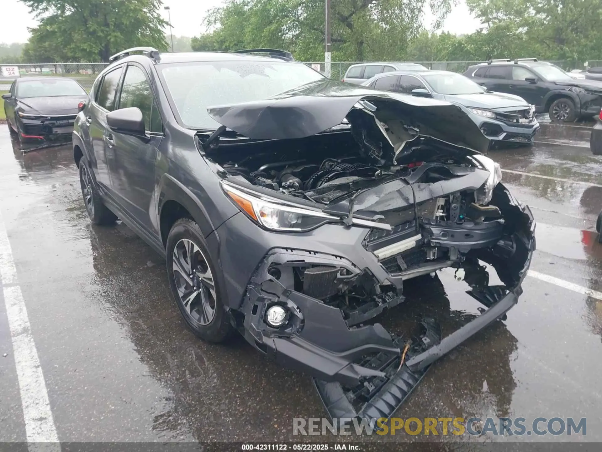 1 Photograph of a damaged car JF2GUADC3R8218799 SUBARU CROSSTREK 2024