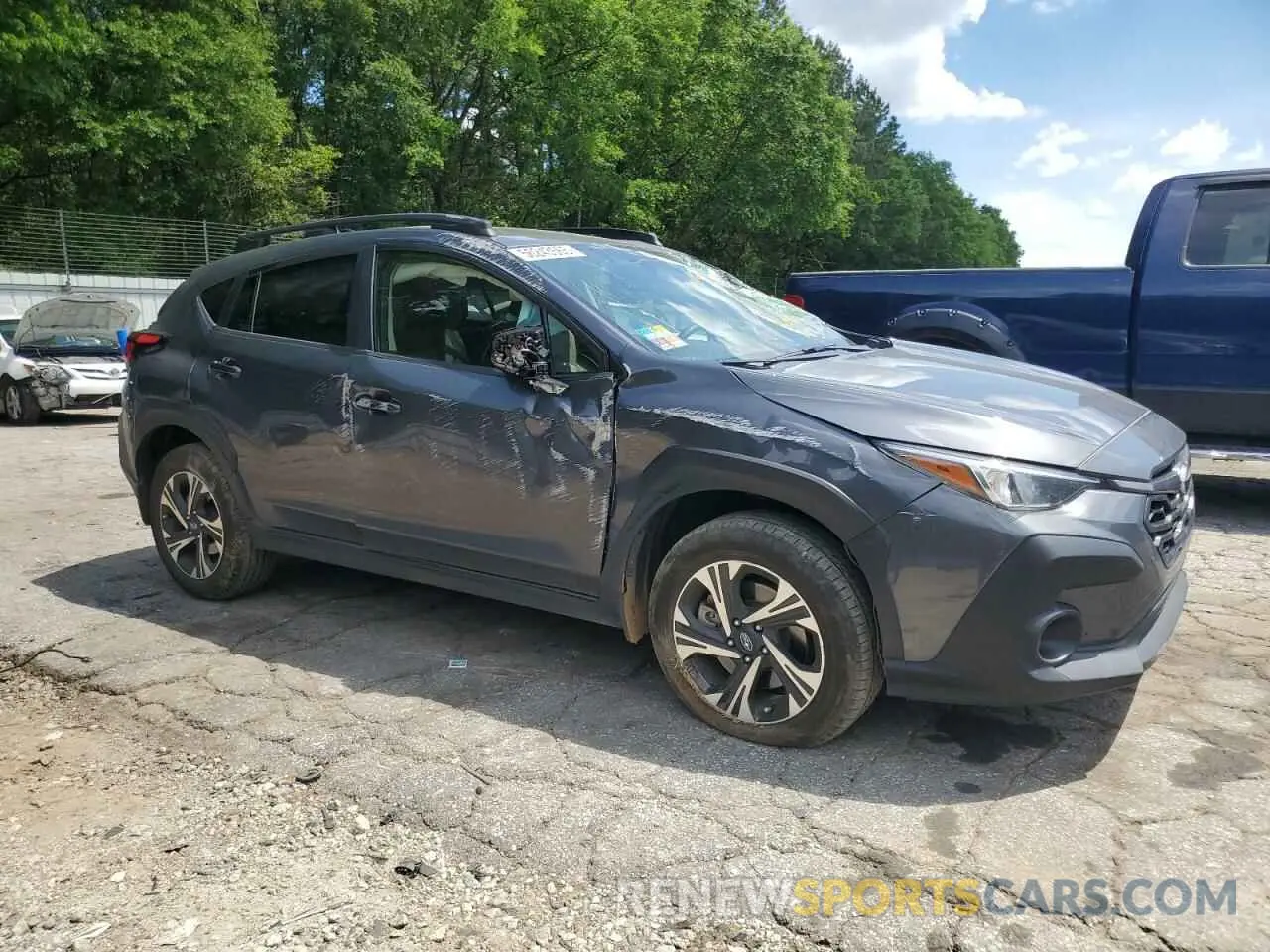 4 Фотография поврежденного автомобиля JF2GUADC3RH208614 SUBARU CROSSTREK 2024