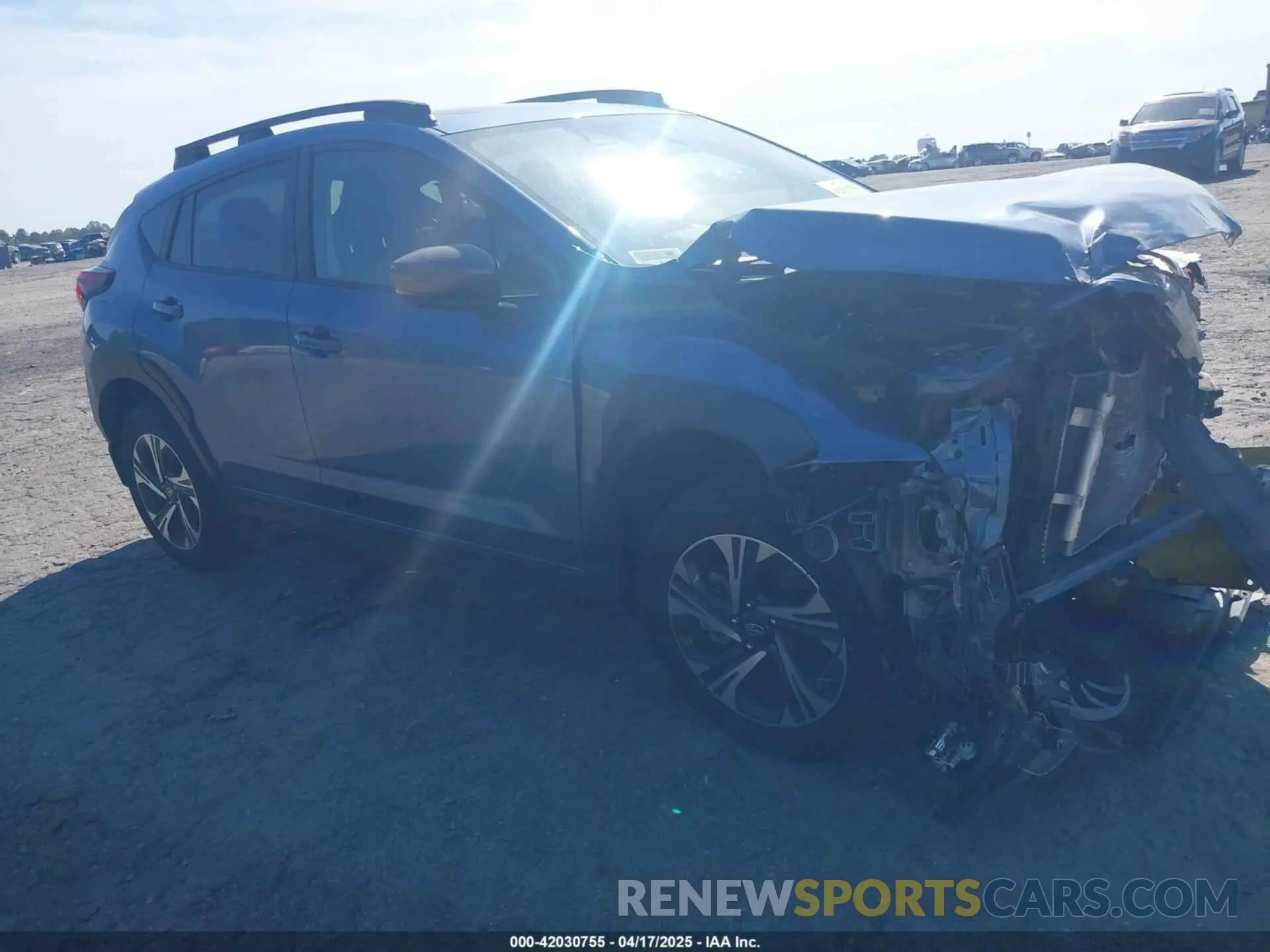 1 Фотография поврежденного автомобиля JF2GUADC3RH222948 SUBARU CROSSTREK 2024