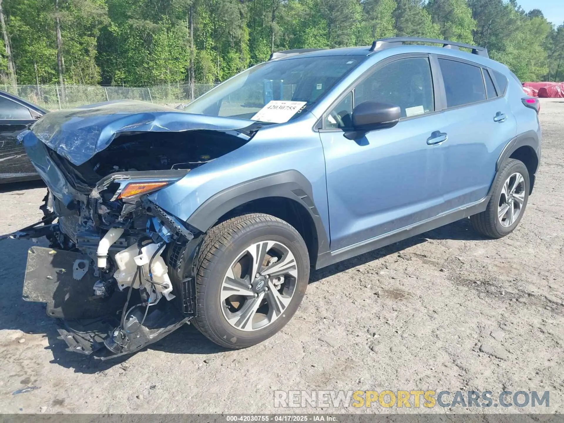 2 Фотография поврежденного автомобиля JF2GUADC3RH222948 SUBARU CROSSTREK 2024