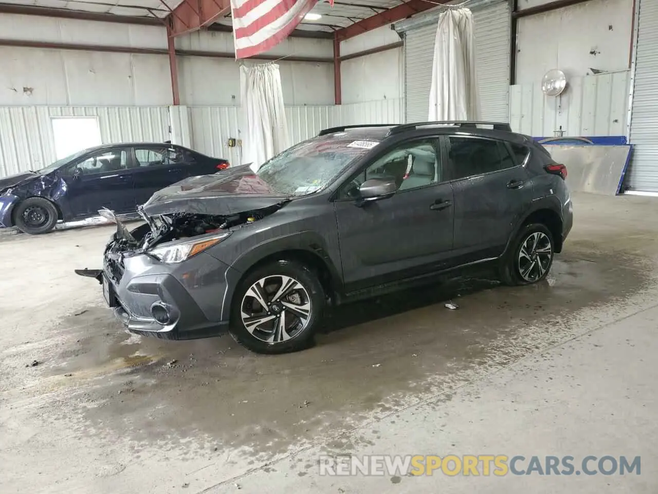 1 Photograph of a damaged car JF2GUADC3RH355077 SUBARU CROSSTREK 2024