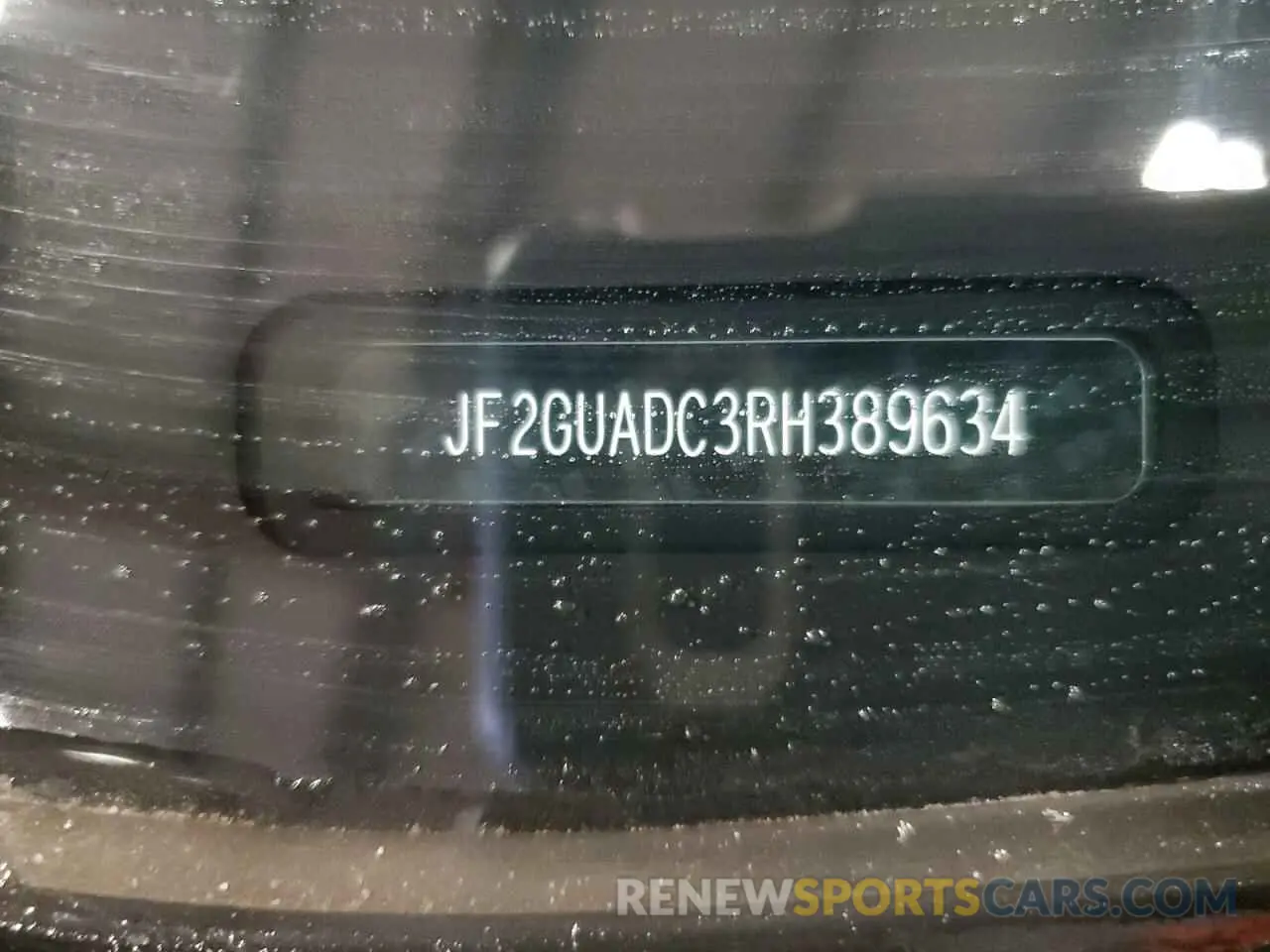 15 Photograph of a damaged car JF2GUADC3RH389634 SUBARU CROSSTREK 2024