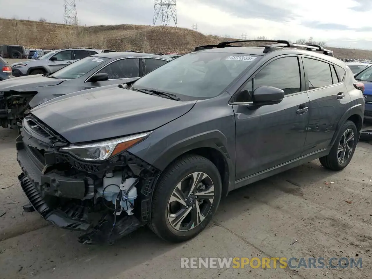 1 Фотография поврежденного автомобиля JF2GUADC4R8875689 SUBARU CROSSTREK 2024