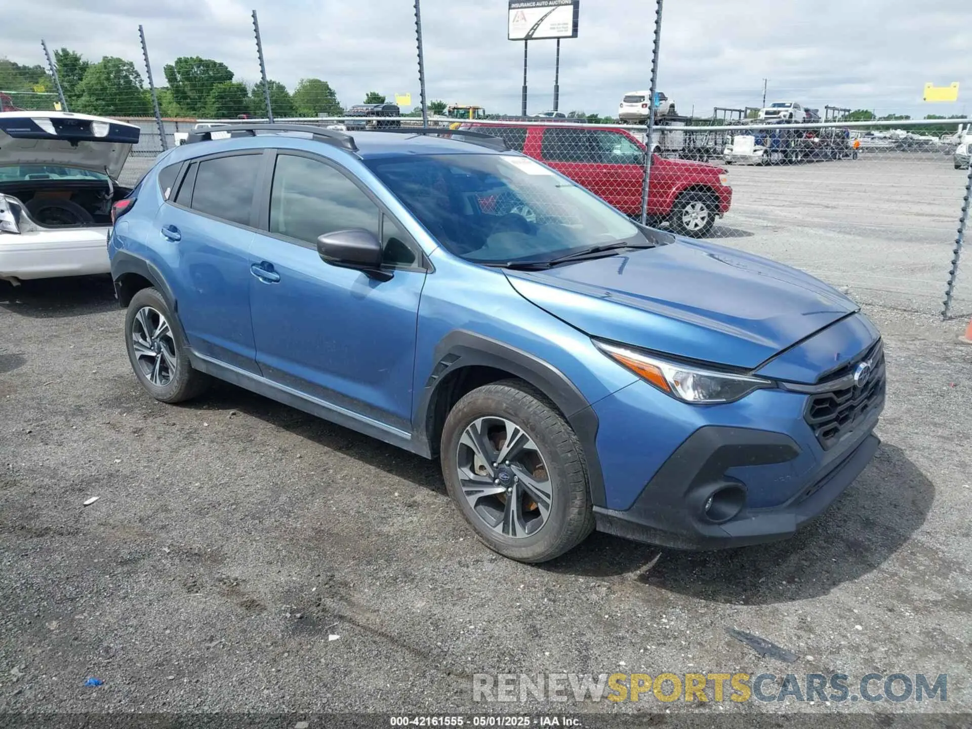 1 Photograph of a damaged car JF2GUADC4RH252346 SUBARU CROSSTREK 2024