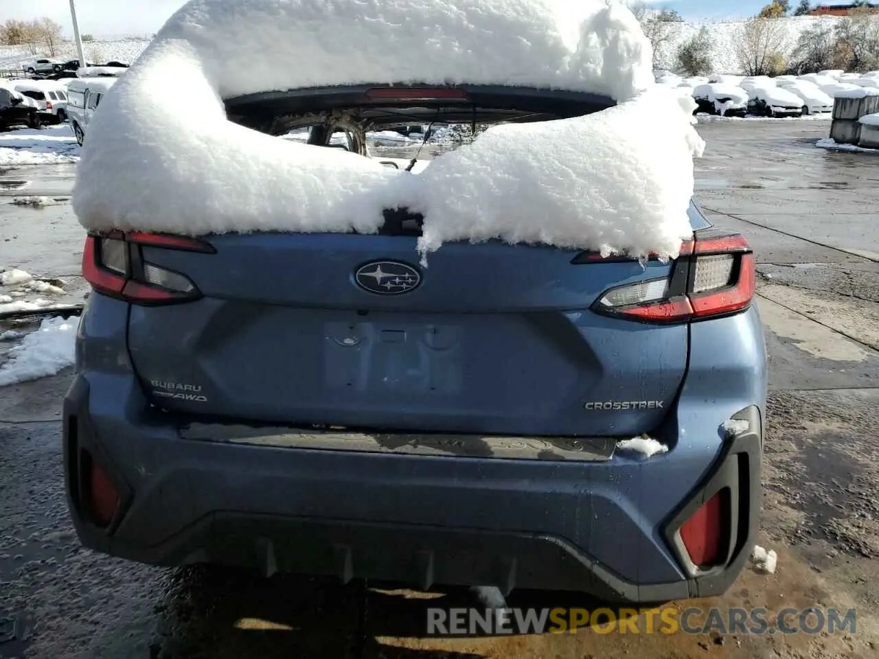 6 Фотография поврежденного автомобиля JF2GUADC4RH347828 SUBARU CROSSTREK 2024