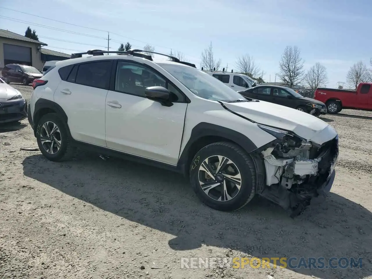 4 Фотография поврежденного автомобиля JF2GUADC5R8292984 SUBARU CROSSTREK 2024