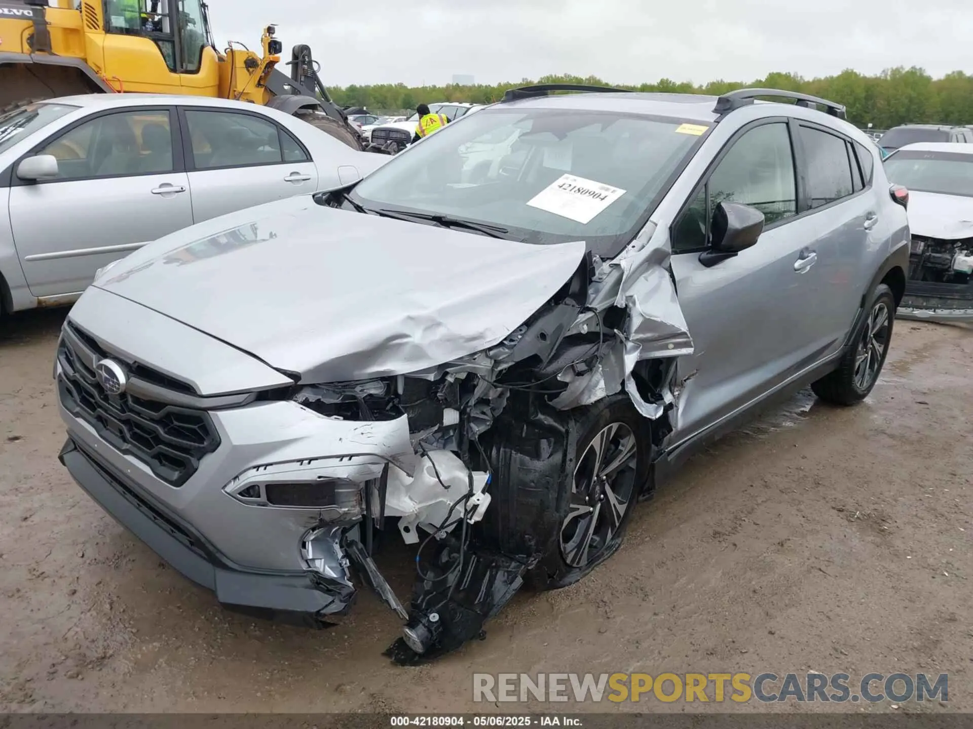 2 Photograph of a damaged car JF2GUADC5R8306432 SUBARU CROSSTREK 2024