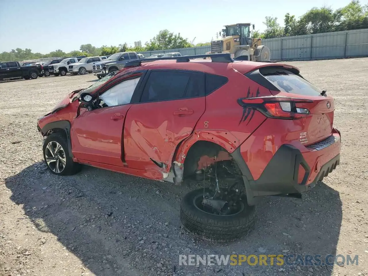 2 Photograph of a damaged car JF2GUADC5RH360734 SUBARU CROSSTREK 2024