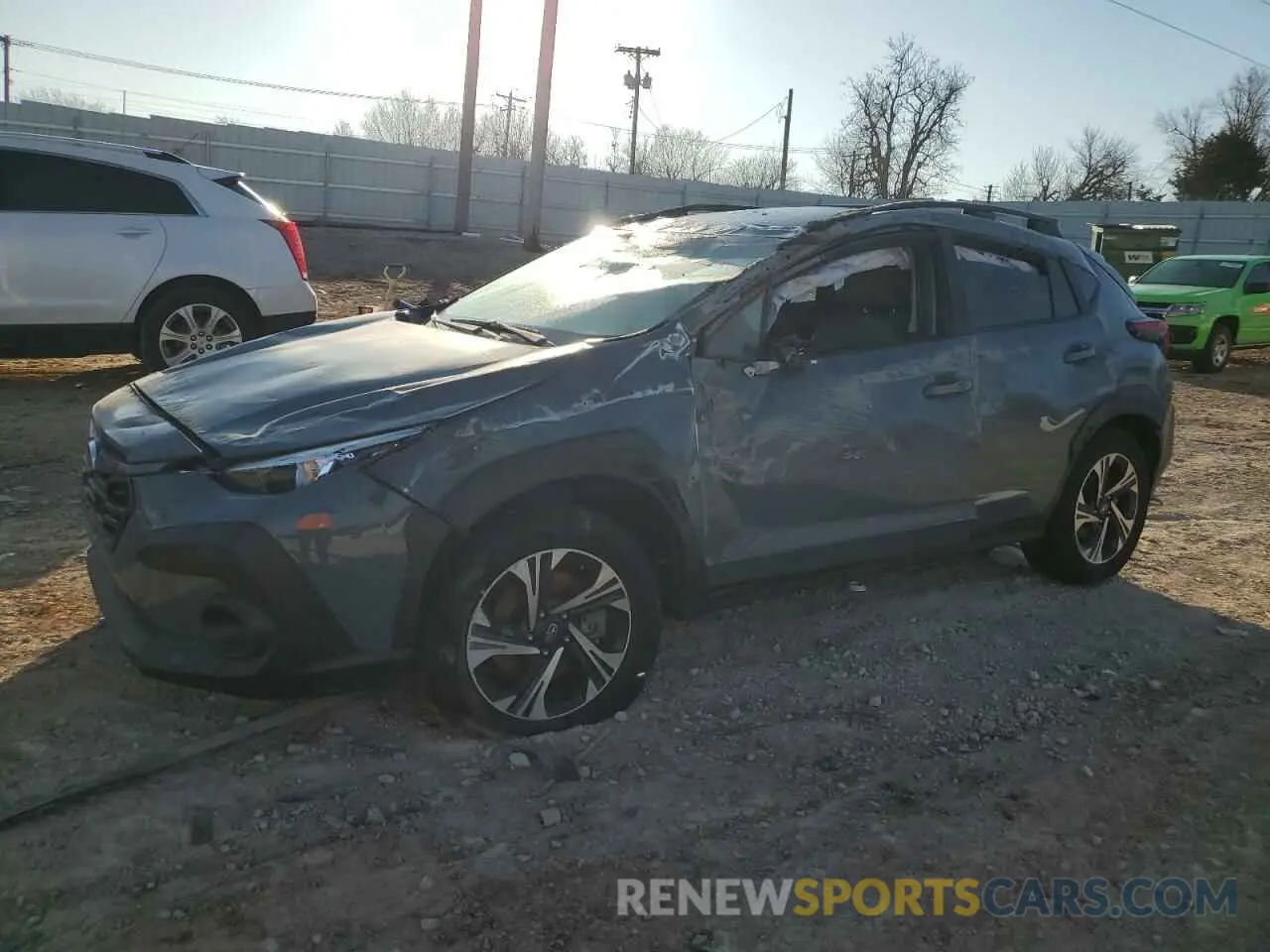 1 Photograph of a damaged car JF2GUADC5RH376545 SUBARU CROSSTREK 2024
