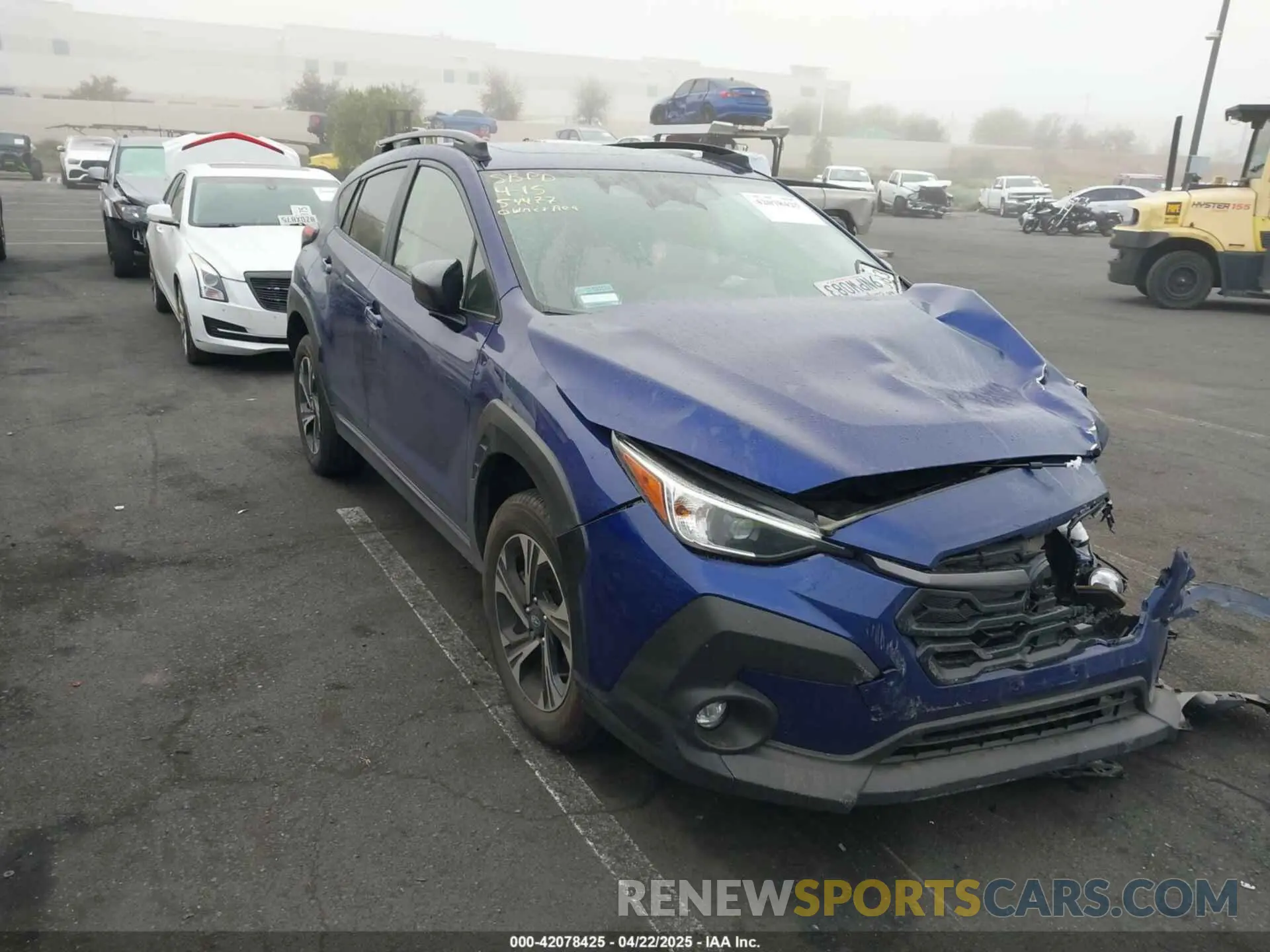1 Фотография поврежденного автомобиля JF2GUADC5RH389053 SUBARU CROSSTREK 2024