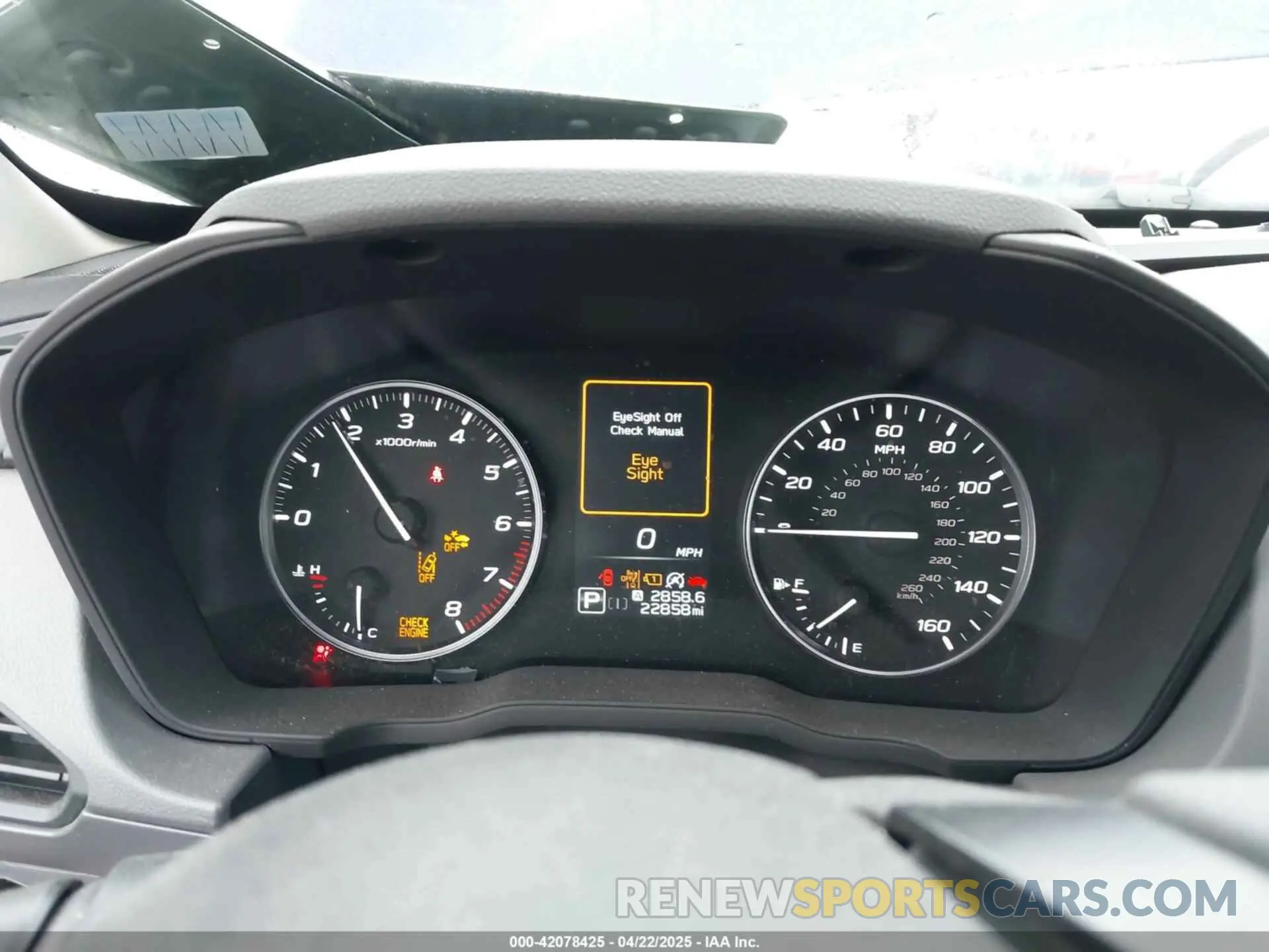 7 Фотография поврежденного автомобиля JF2GUADC5RH389053 SUBARU CROSSTREK 2024