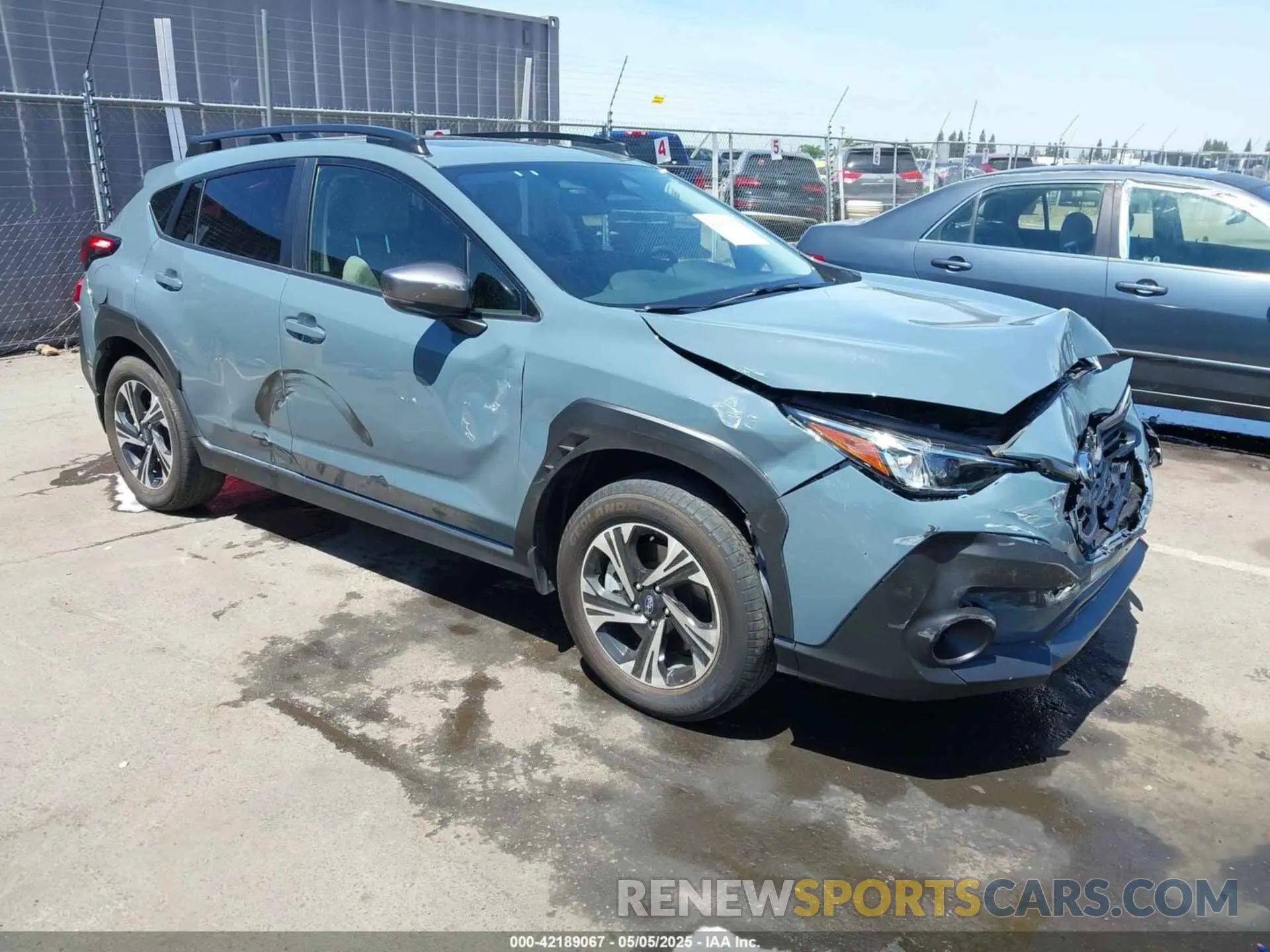 1 Фотография поврежденного автомобиля JF2GUADC6R8214231 SUBARU CROSSTREK 2024