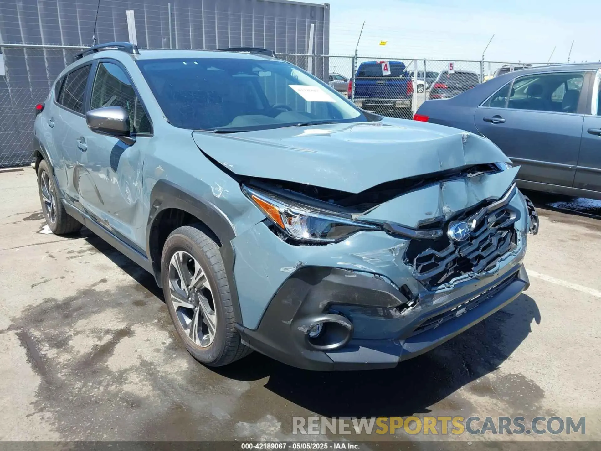6 Фотография поврежденного автомобиля JF2GUADC6R8214231 SUBARU CROSSTREK 2024