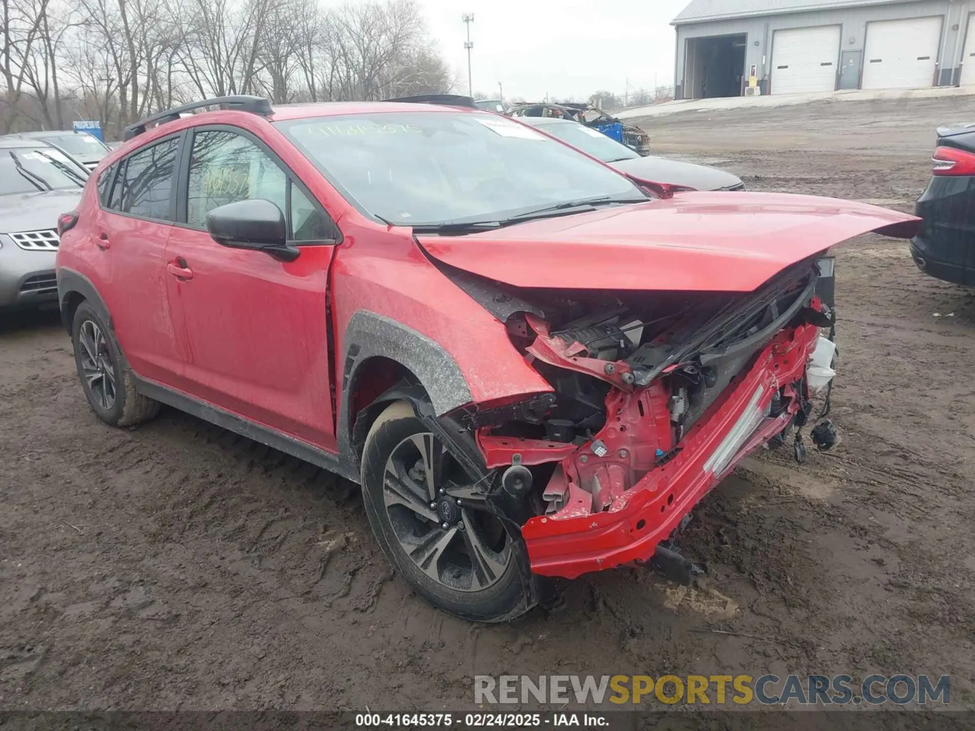 1 Photograph of a damaged car JF2GUADC6R8252056 SUBARU CROSSTREK 2024