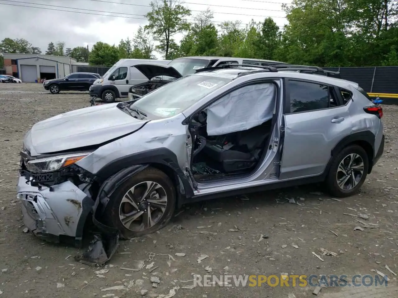 1 Photograph of a damaged car JF2GUADC6R8331825 SUBARU CROSSTREK 2024