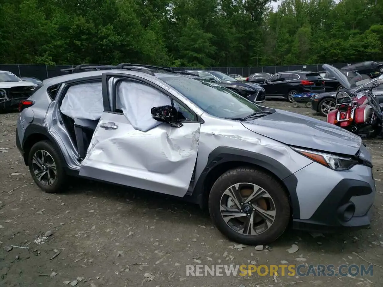 4 Photograph of a damaged car JF2GUADC6R8331825 SUBARU CROSSTREK 2024