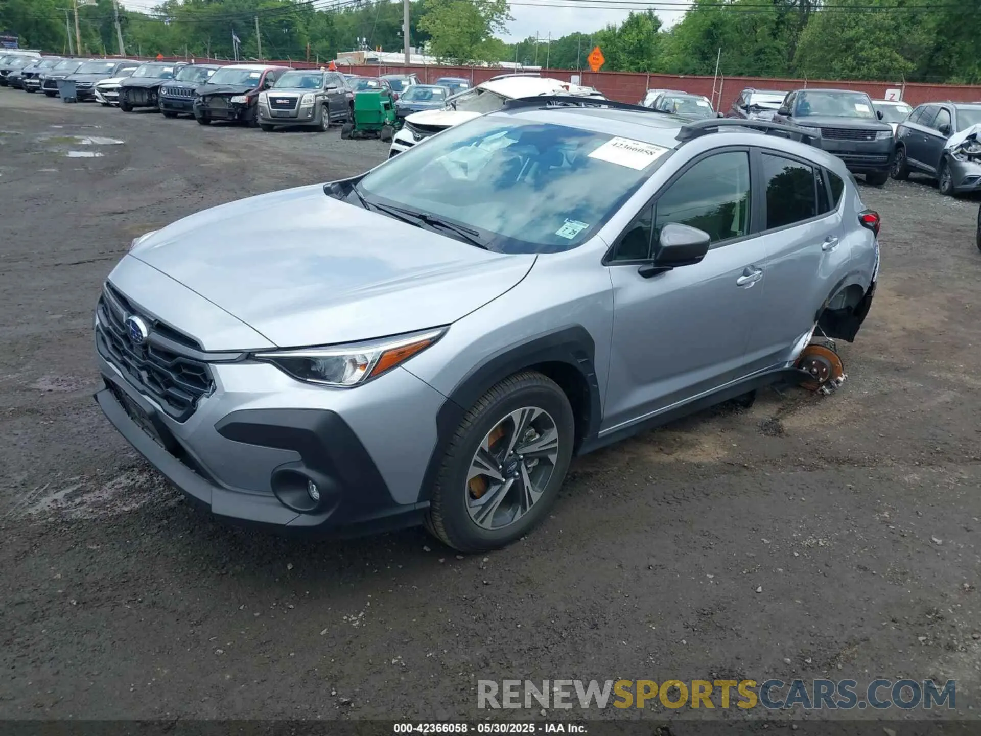2 Фотография поврежденного автомобиля JF2GUADC6R8384413 SUBARU CROSSTREK 2024