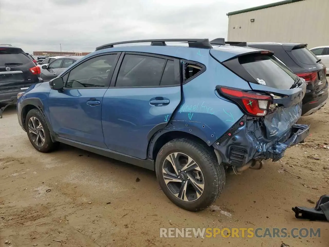 2 Photograph of a damaged car JF2GUADC6RH283369 SUBARU CROSSTREK 2024