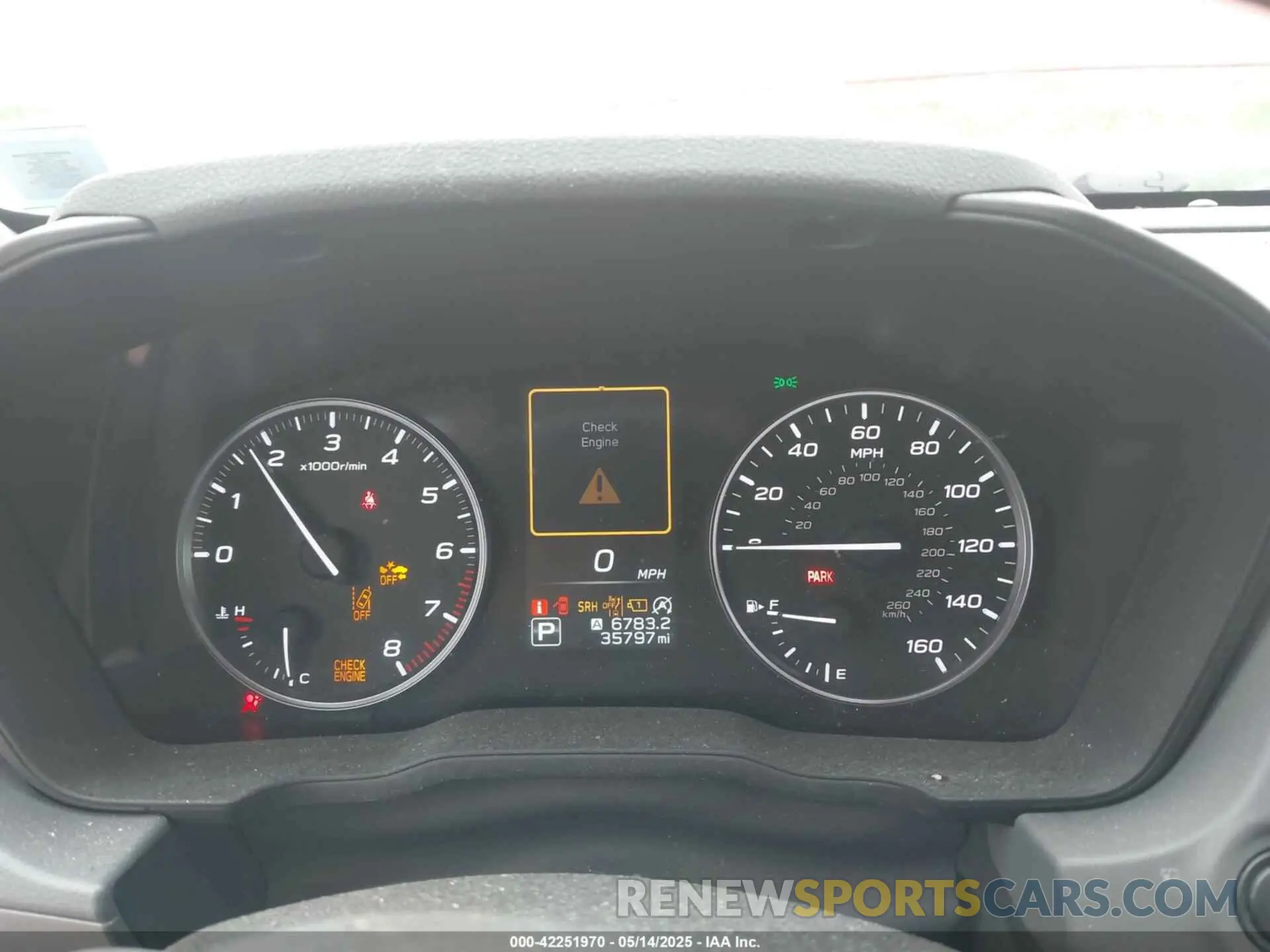 7 Фотография поврежденного автомобиля JF2GUADC6RH302552 SUBARU CROSSTREK 2024