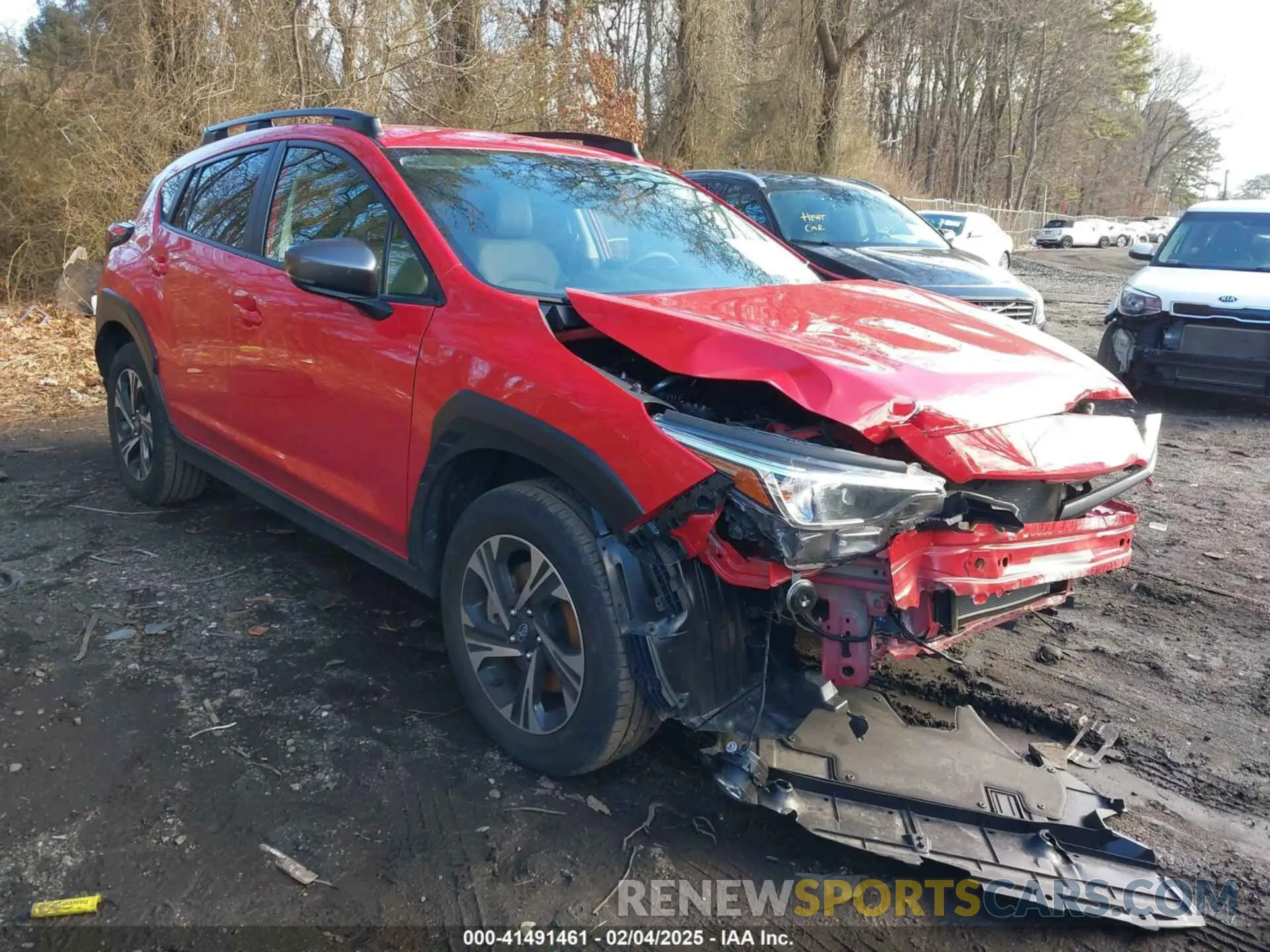 1 Photograph of a damaged car JF2GUADC7R8216120 SUBARU CROSSTREK 2024