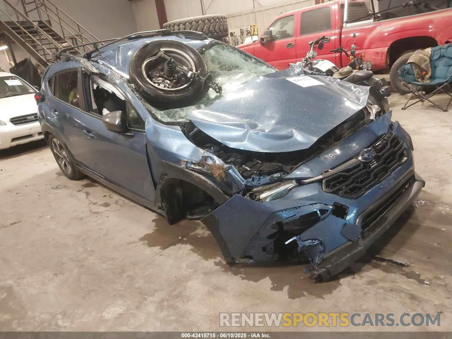 1 Photograph of a damaged car JF2GUADC7RH885407 SUBARU CROSSTREK 2024