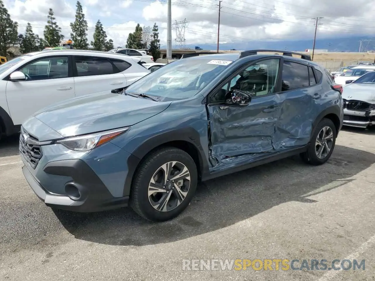 1 Photograph of a damaged car JF2GUADC8R8880572 SUBARU CROSSTREK 2024