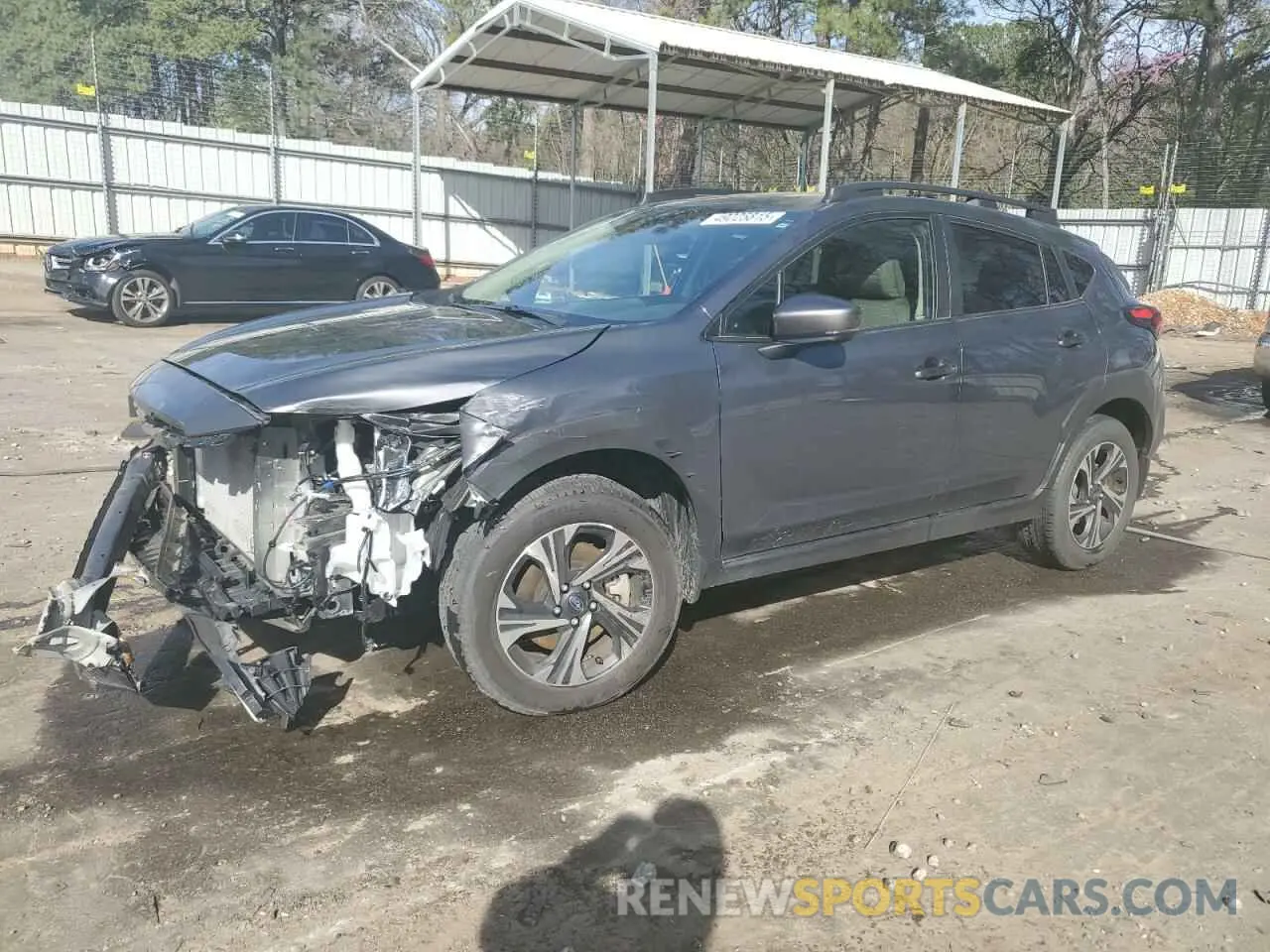 1 Фотография поврежденного автомобиля JF2GUADC9R8218001 SUBARU CROSSTREK 2024