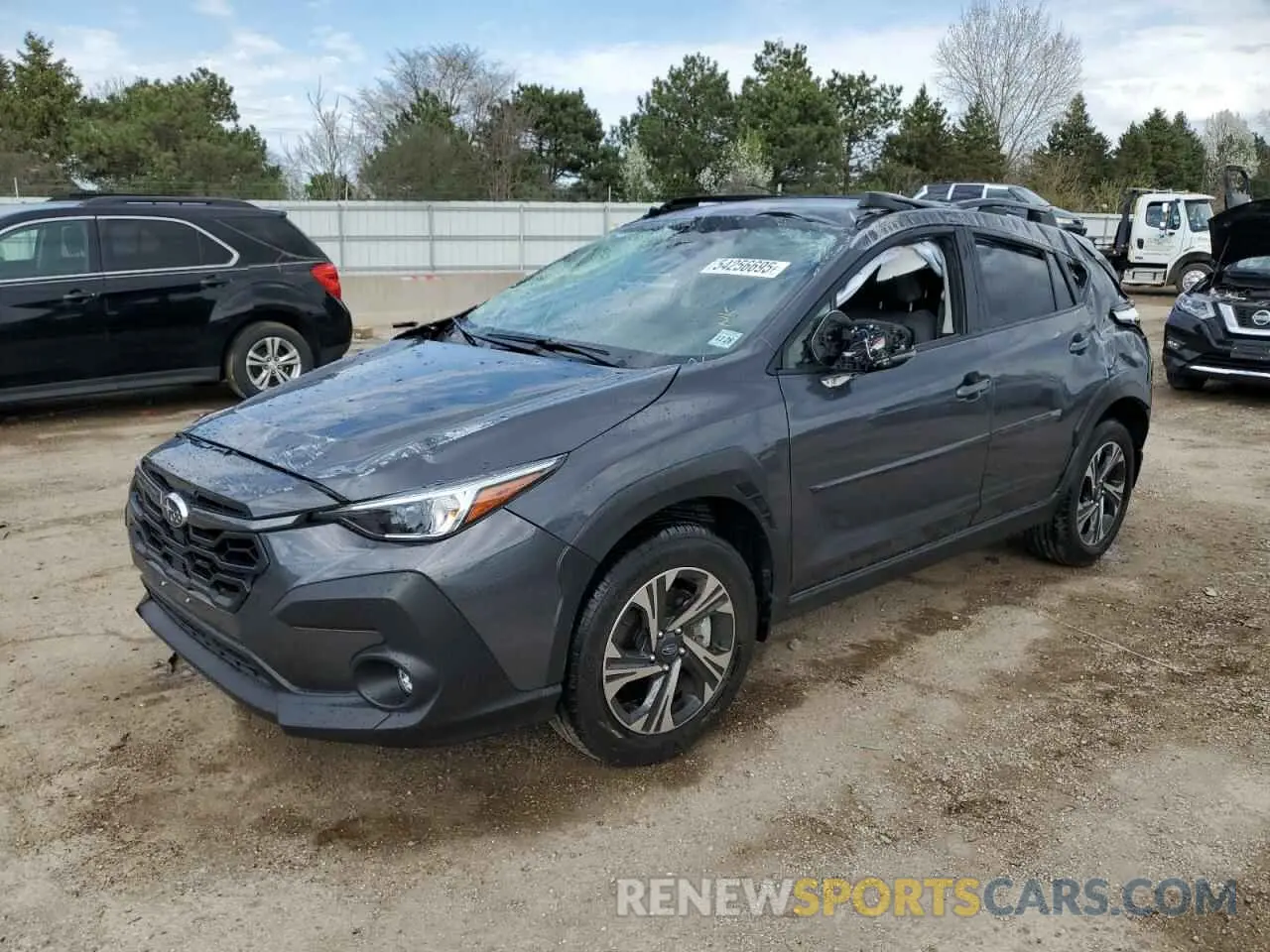 1 Photograph of a damaged car JF2GUADC9RH293927 SUBARU CROSSTREK 2024
