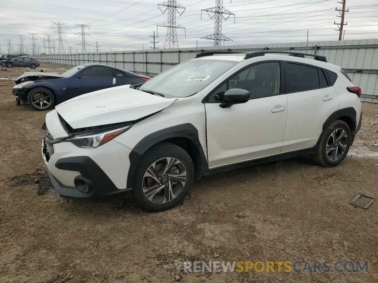 1 Фотография поврежденного автомобиля JF2GUADC9RH907987 SUBARU CROSSTREK 2024