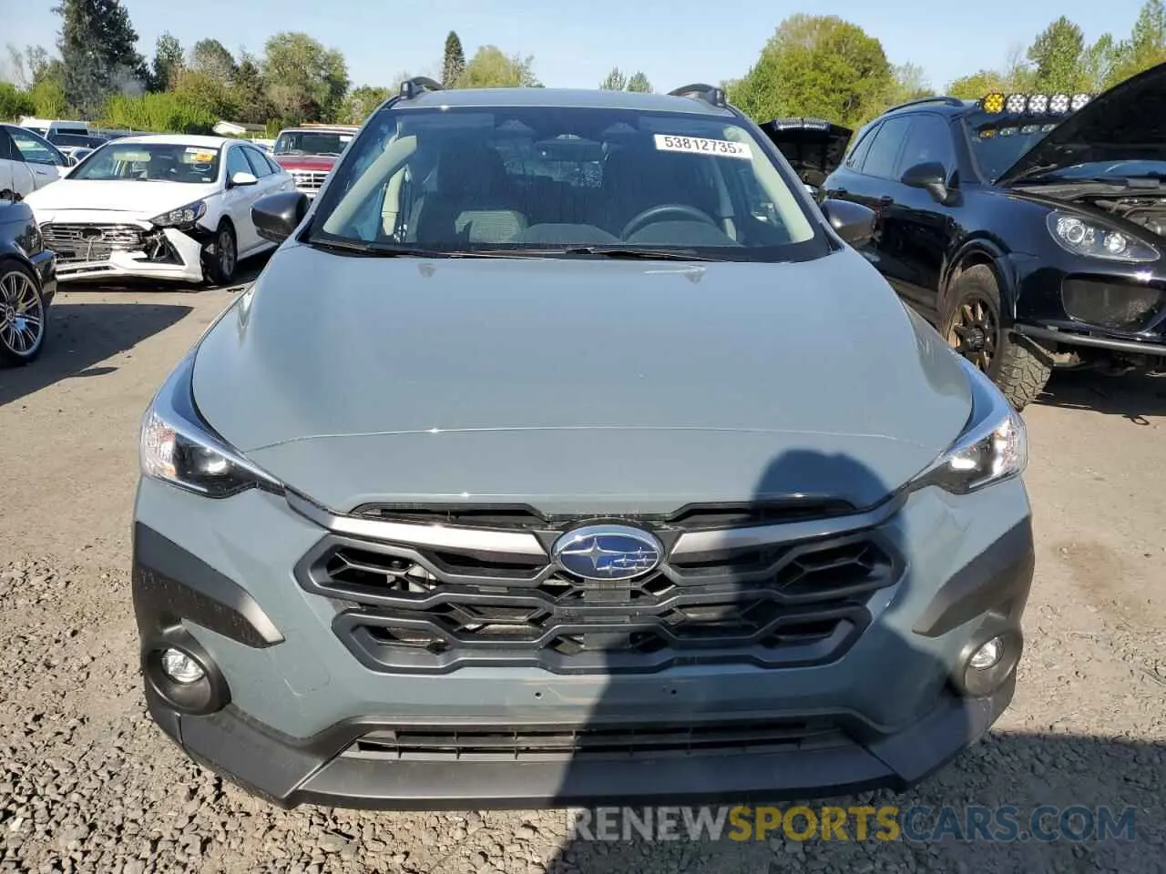 5 Фотография поврежденного автомобиля JF2GUADCXRH289370 SUBARU CROSSTREK 2024