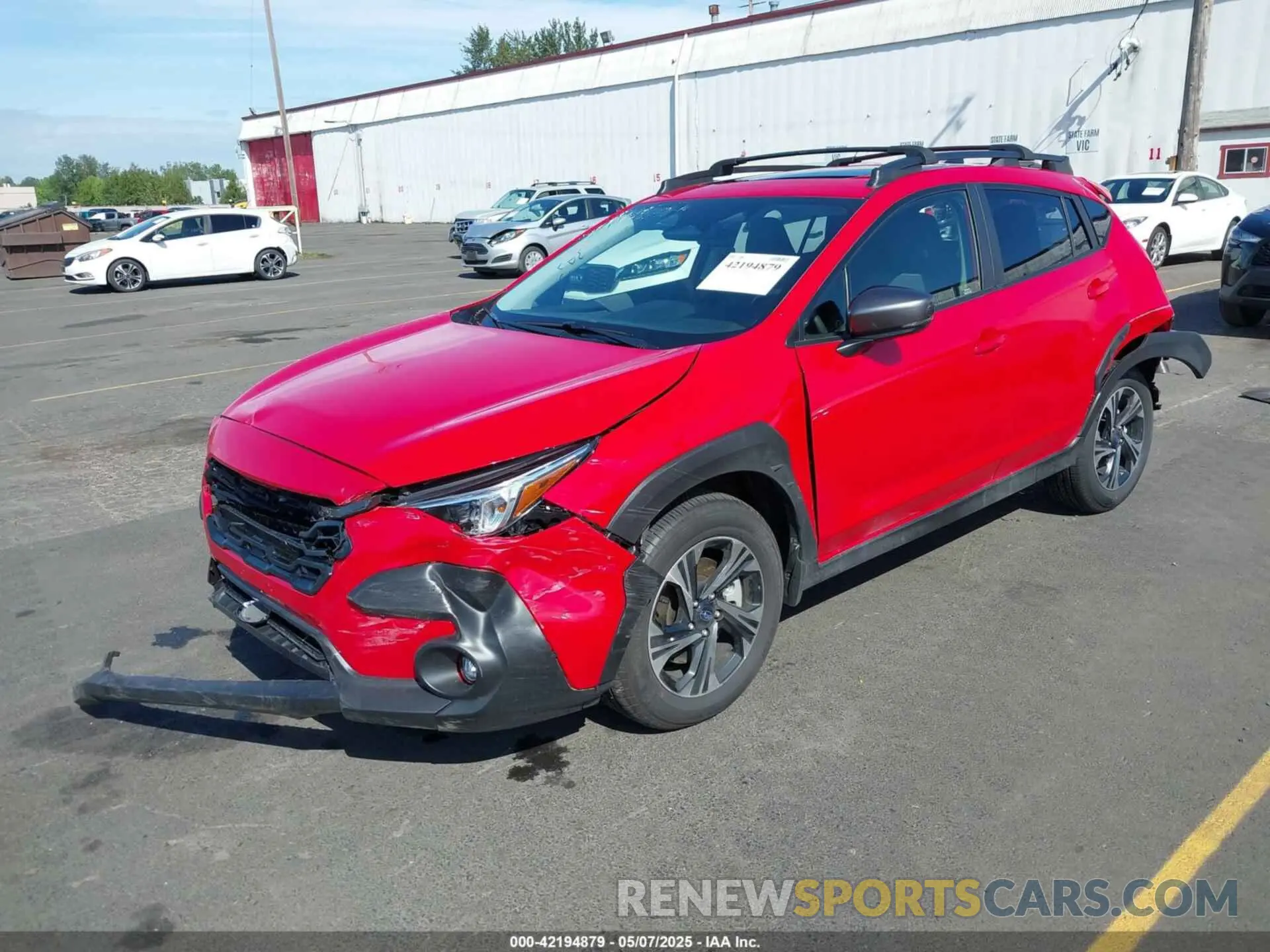 2 Photograph of a damaged car JF2GUADCXRH855883 SUBARU CROSSTREK 2024