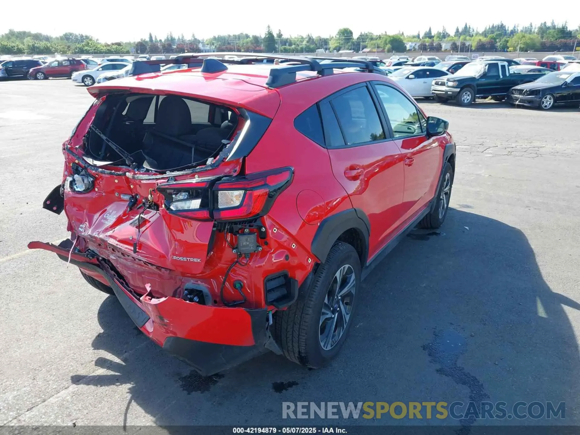 4 Photograph of a damaged car JF2GUADCXRH855883 SUBARU CROSSTREK 2024