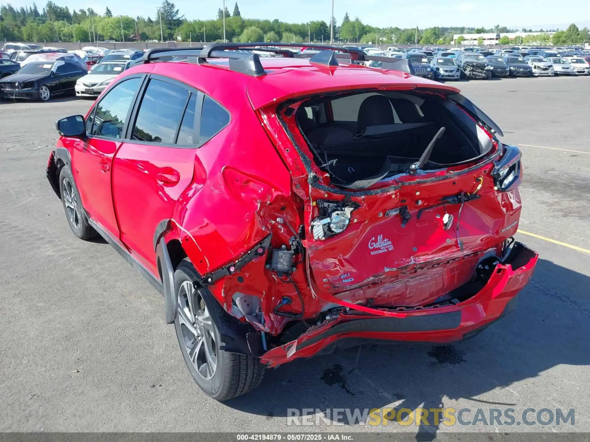 6 Photograph of a damaged car JF2GUADCXRH855883 SUBARU CROSSTREK 2024
