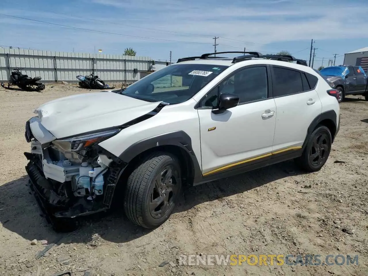 1 Photograph of a damaged car 4S4GUHF62S3700208 SUBARU CROSSTREK 2025