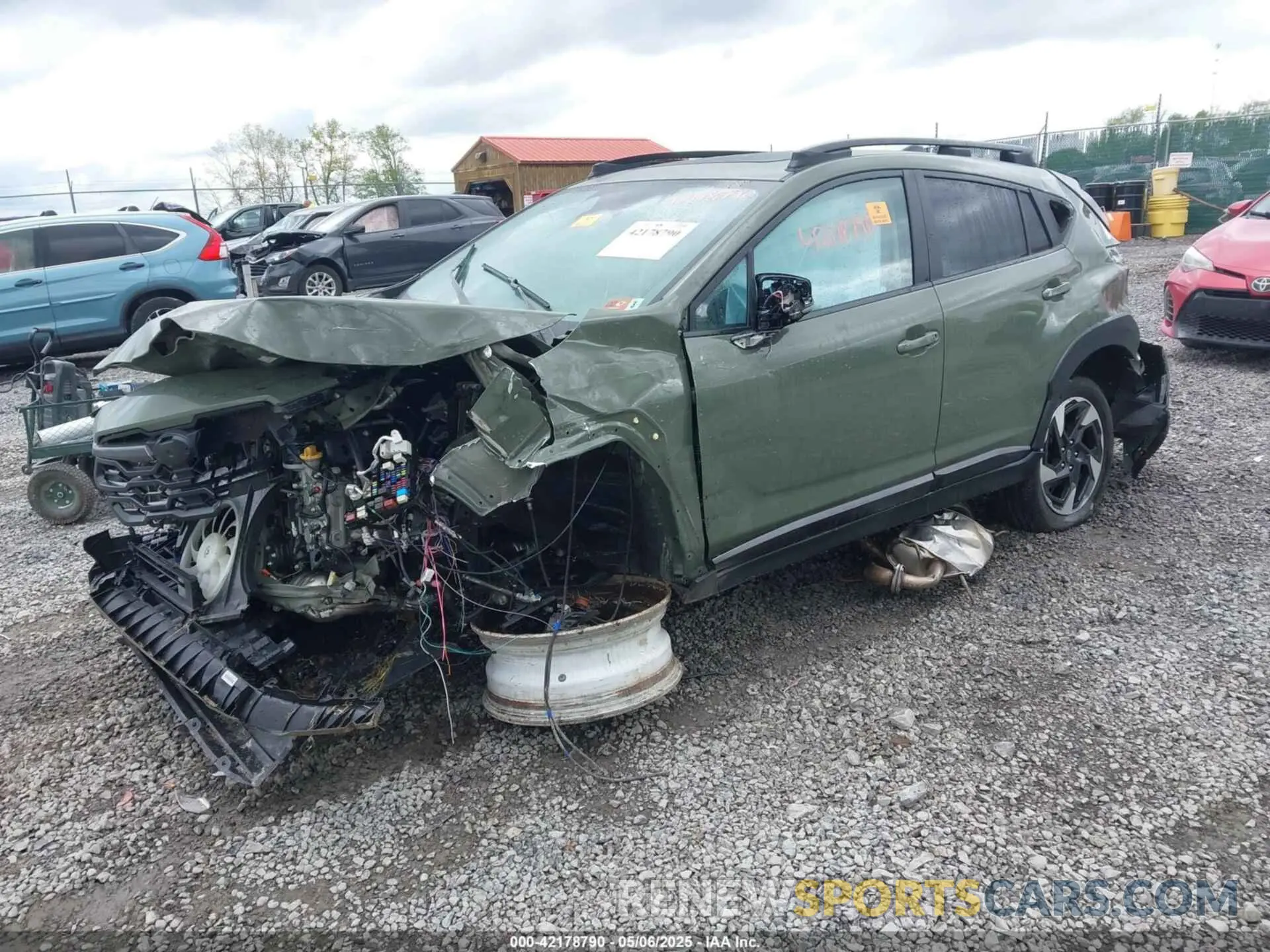 2 Photograph of a damaged car 4S4GUHM63S3733124 SUBARU CROSSTREK 2025