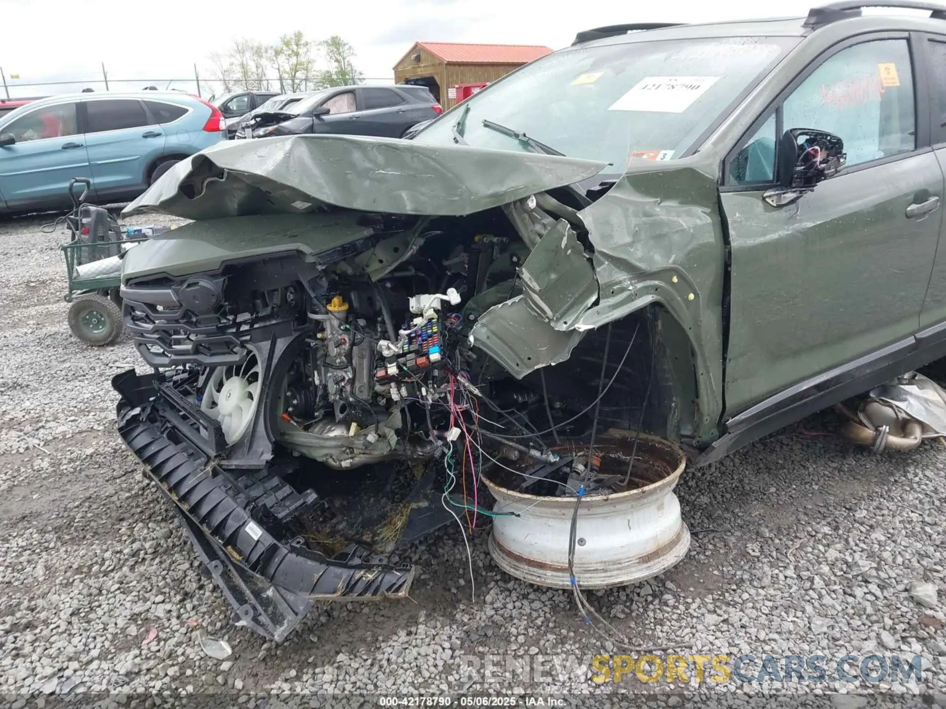 6 Photograph of a damaged car 4S4GUHM63S3733124 SUBARU CROSSTREK 2025
