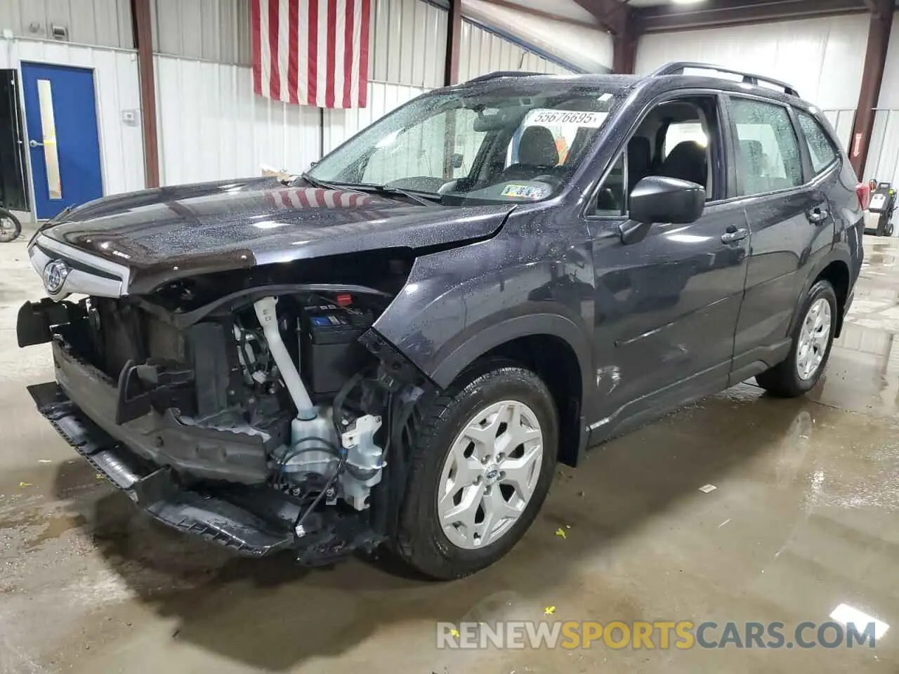 1 Photograph of a damaged car JF2SKACC2KH403532 SUBARU FORESTER 2019