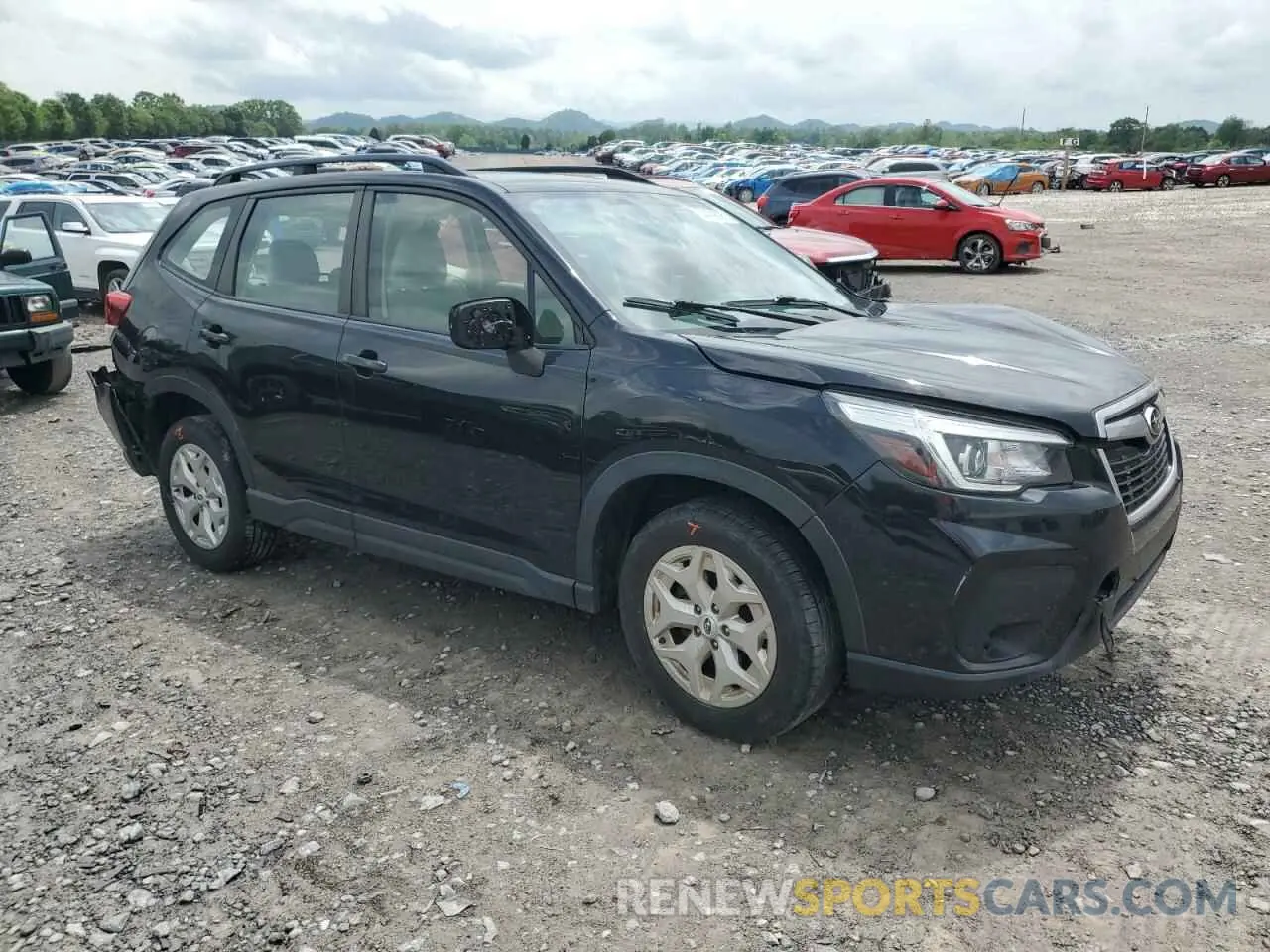 4 Photograph of a damaged car JF2SKACC6KH458226 SUBARU FORESTER 2019