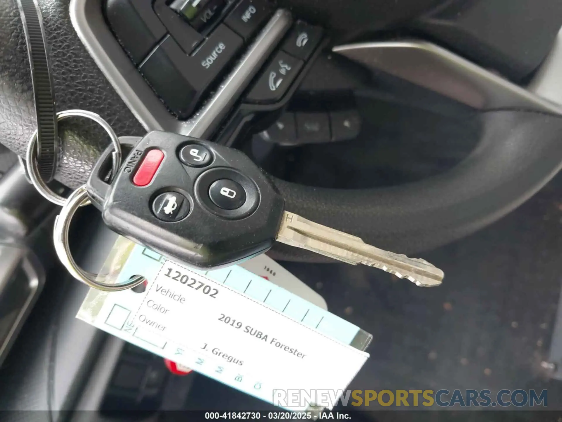 11 Photograph of a damaged car JF2SKACC6KH461269 SUBARU FORESTER 2019