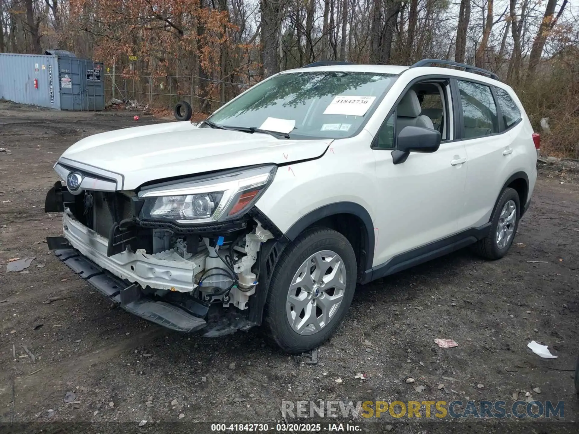 2 Photograph of a damaged car JF2SKACC6KH461269 SUBARU FORESTER 2019