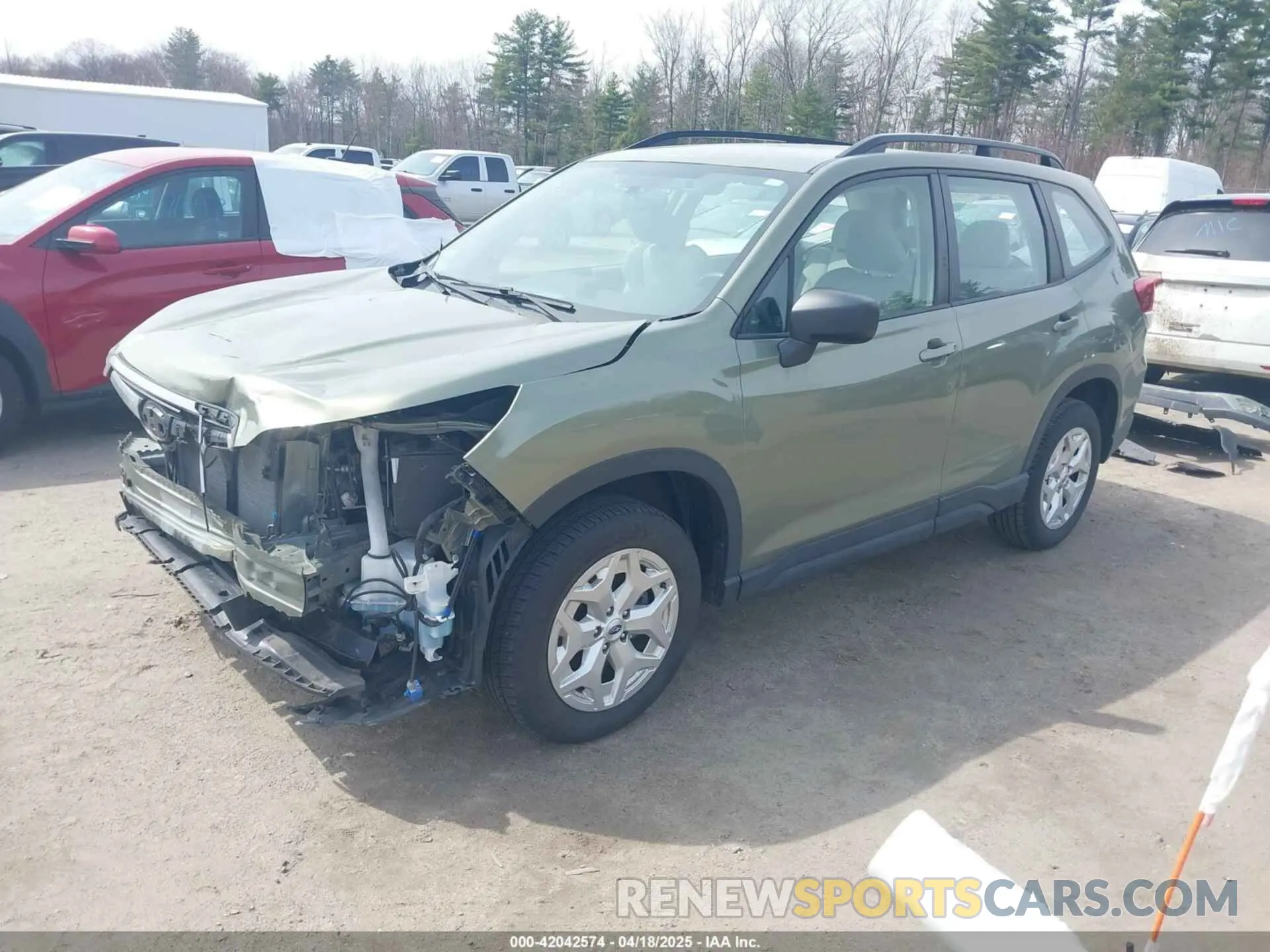 2 Photograph of a damaged car JF2SKACC8KH459569 SUBARU FORESTER 2019
