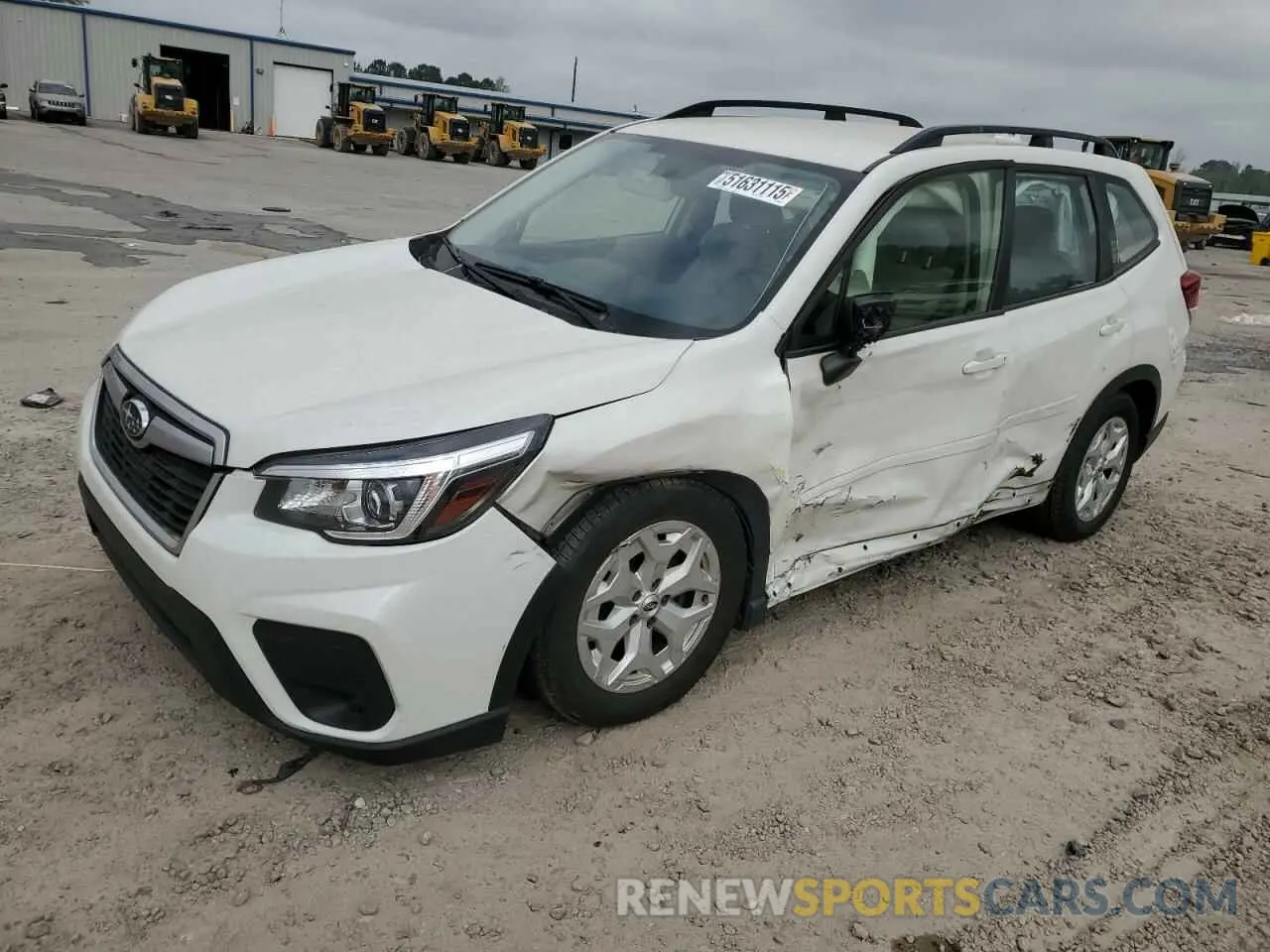 1 Фотография поврежденного автомобиля JF2SKACC8KH465629 SUBARU FORESTER 2019
