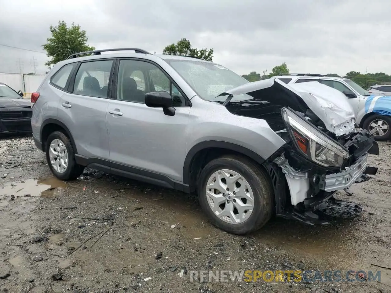 4 Photograph of a damaged car JF2SKACC8KH474220 SUBARU FORESTER 2019