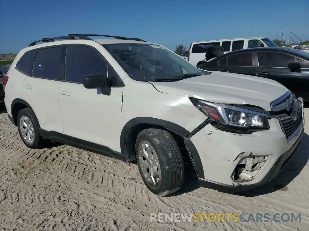 4 Photograph of a damaged car JF2SKACC8KH490580 SUBARU FORESTER 2019