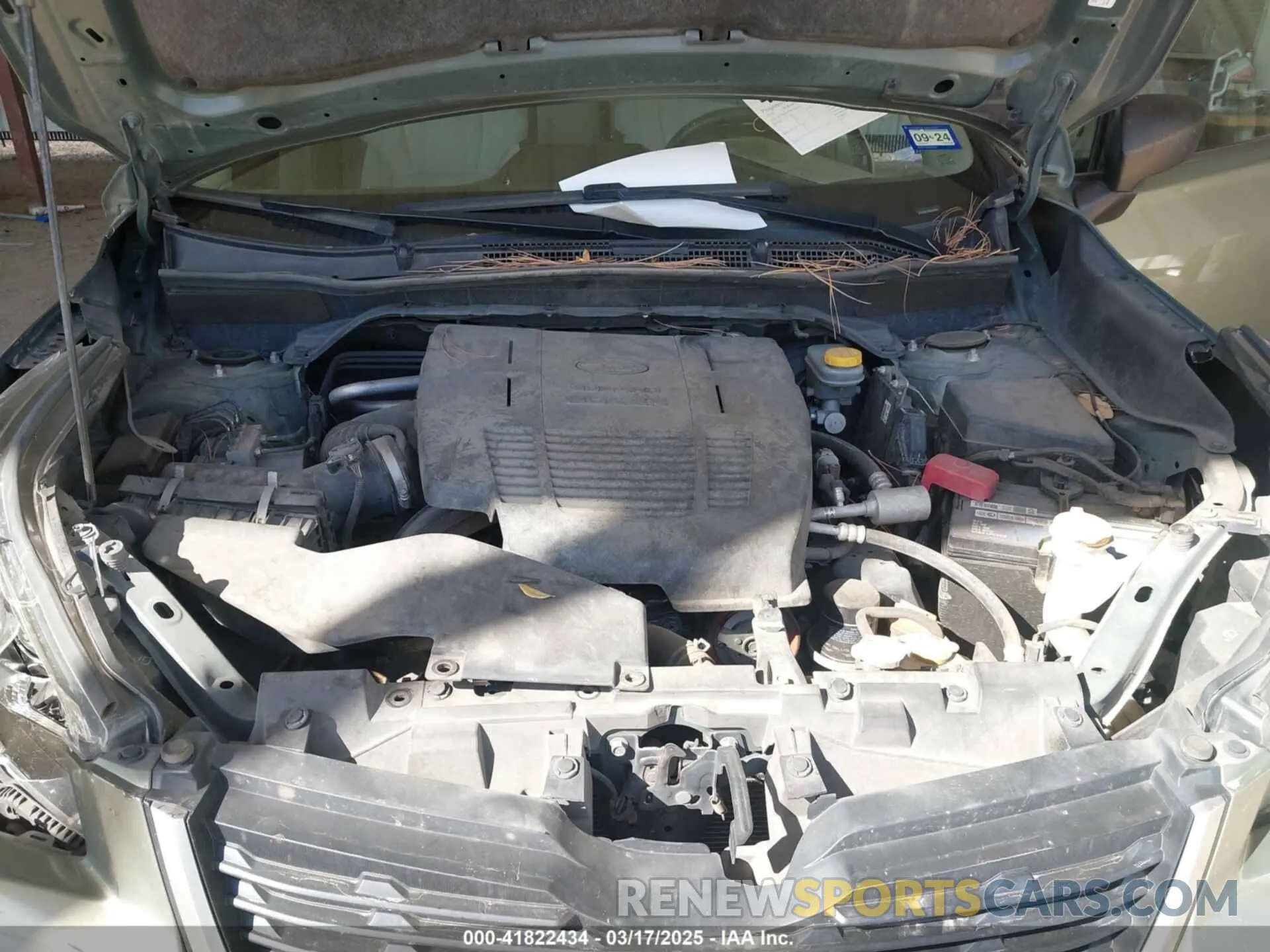 10 Photograph of a damaged car JF2SKACC9KH400983 SUBARU FORESTER 2019